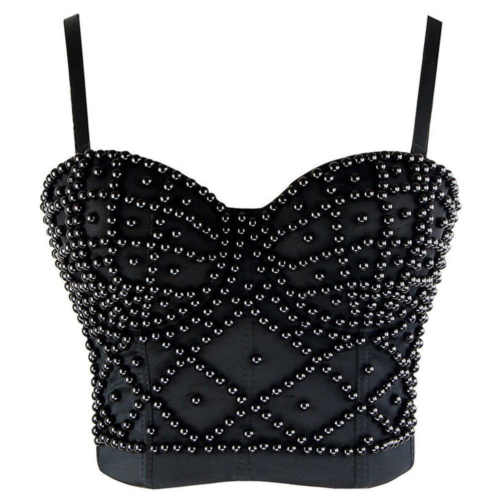Beaded Gothic Top
