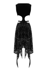 Lace Cameo Butterfly Dress