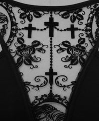 Lace Cameo Butterfly Dress