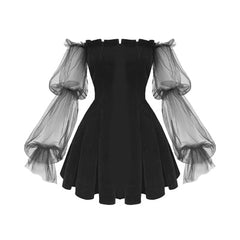 The Bubble Goth Mini Dress