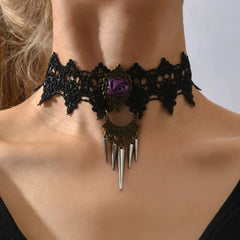 Gothic Lace Choker