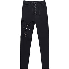 'Soulless' Lace Up Jeans