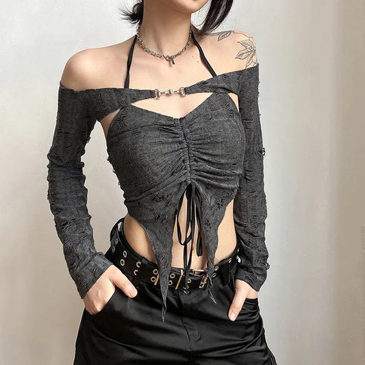 Vintage Gothic Top