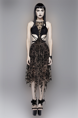 Lace Cameo Butterfly Dress