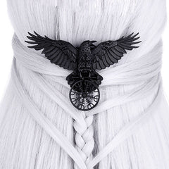 Gothic Crow Hair Clip