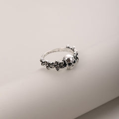 Skull Flower Ring