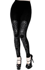 Baroque Crescent Leggings