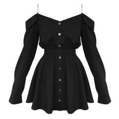 LONG SLEEVE COLLAR DRESS