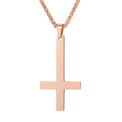 Inverted Cross Necklace