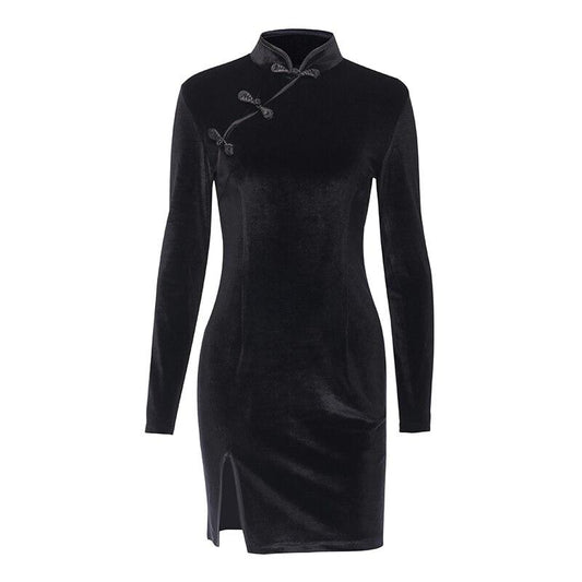 VELVET NIGHT DRESS